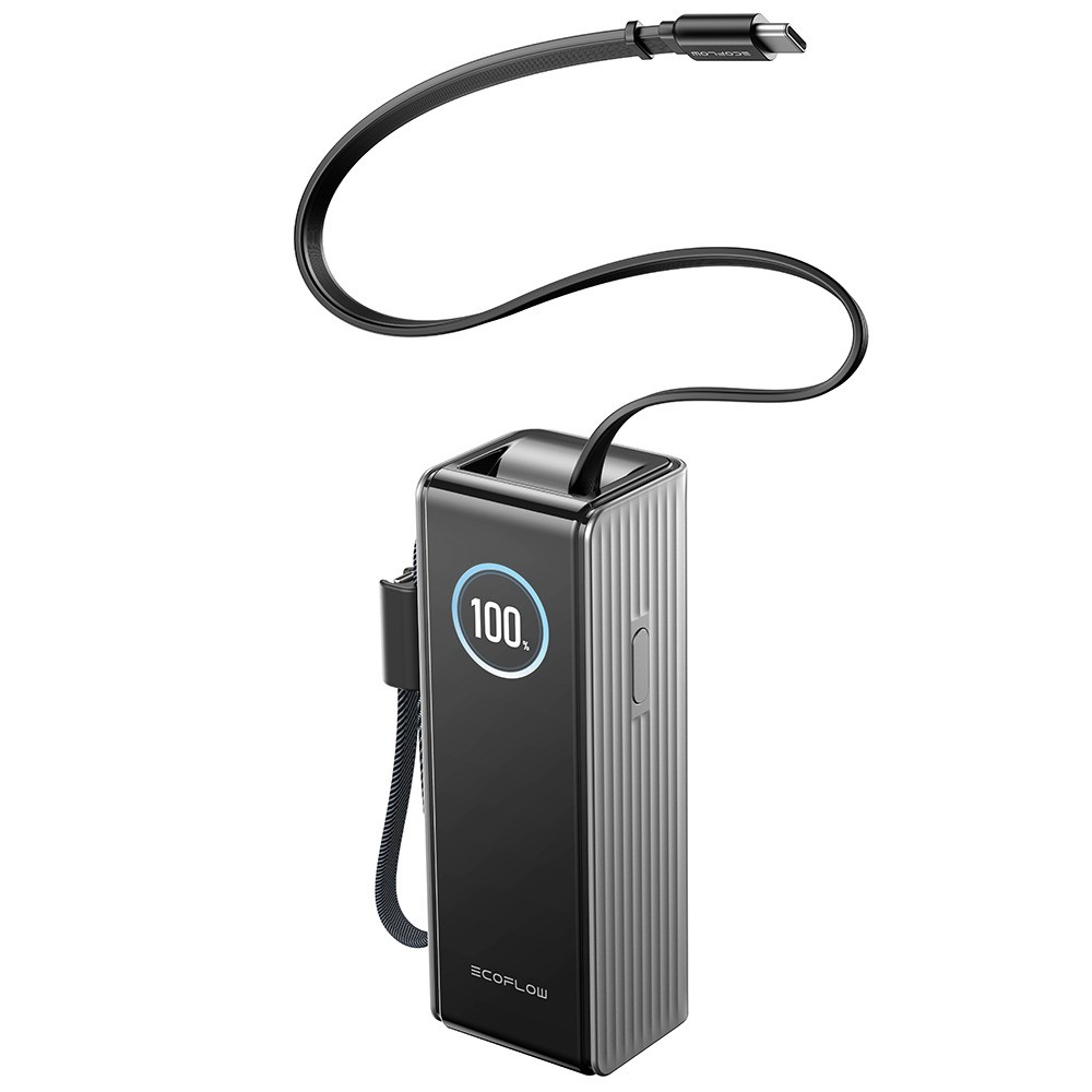 EcoFlow RAPID powerbank 25.000 mAh met ingebouwde kabel - EcoFlow.nl