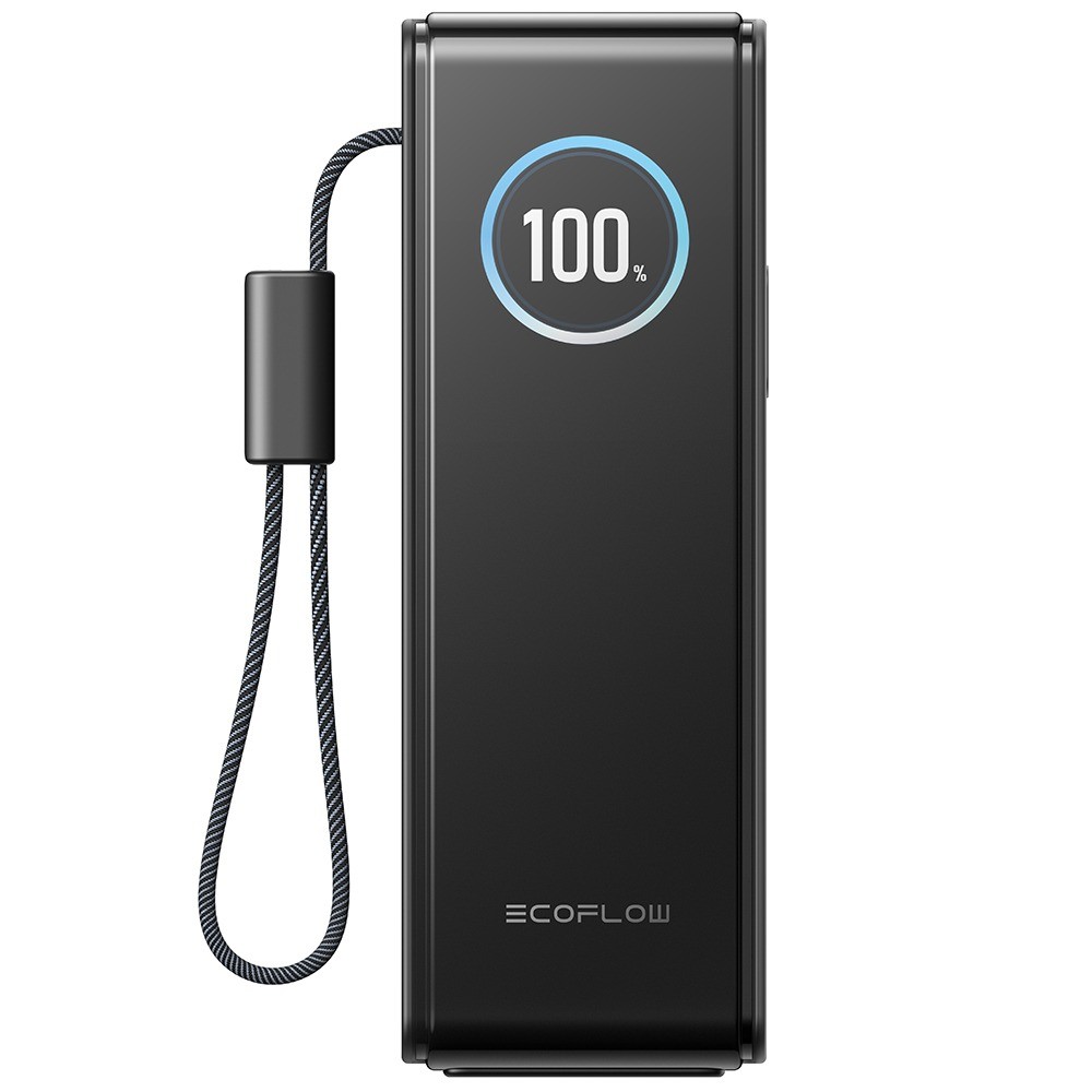 EcoFlow RAPID powerbank 25.000 mAh met ingebouwde kabel - EcoFlow.nl