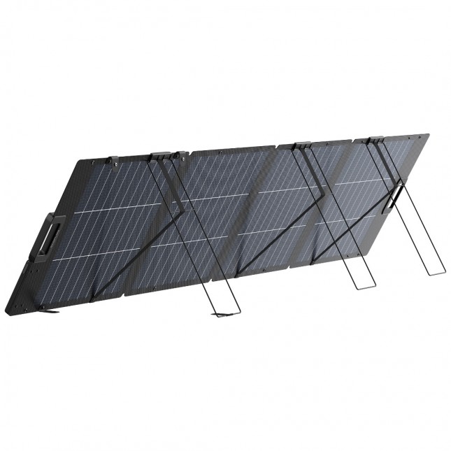 Ecoflow 220w lichtgewicht opvouwbaar dubbelzijdig zonnepaneel 2