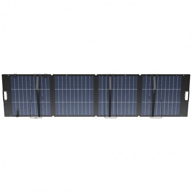 Ecoflow 220w lichtgewicht opvouwbaar dubbelzijdig zonnepaneel 5