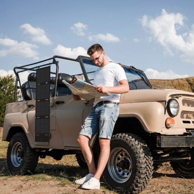 Ecoflow 45w opvouwbaar zonnepaneel met usb c 7