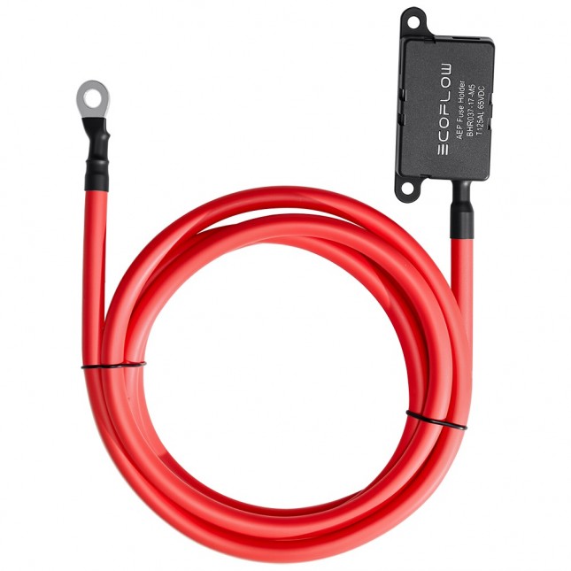 Ecoflow alternator charger extended fuse cable 2m