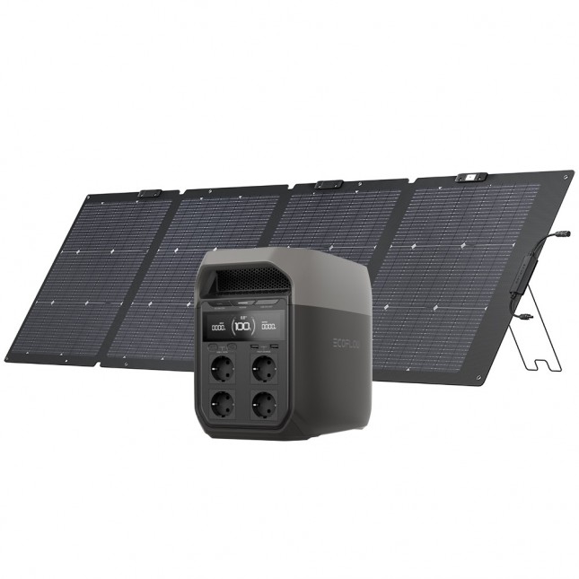 Ecoflow delta 3 power station 220w nextgen opvouwbaar zonnepaneel