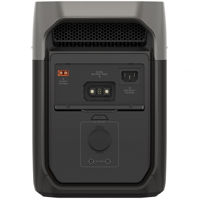 EcoFlow Delta 3 Power Station (achterkant)