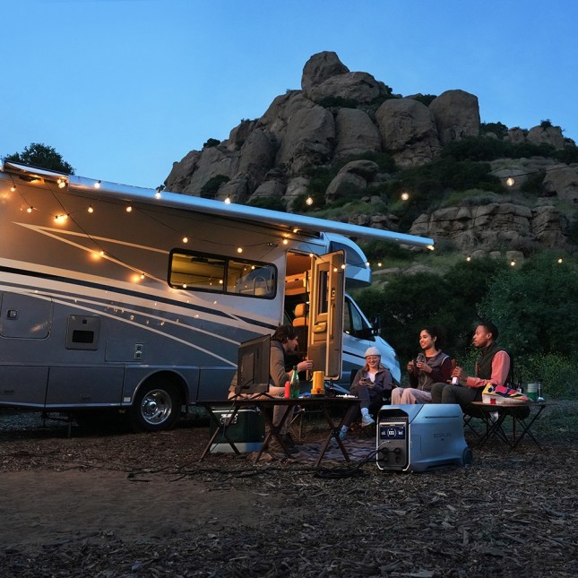 EcoFlow DELTA Pro 3 Power Station op de camping