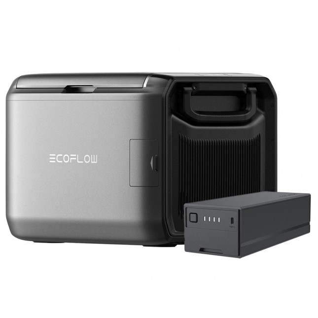 Ecoflow glacier classic 55l koelbox  298wh plug in accu