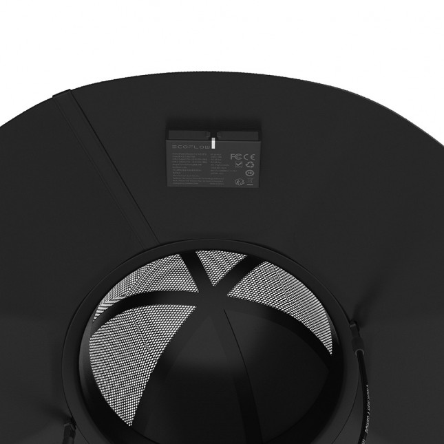 Ecoflow power hat hoed met zonnepanelen 5