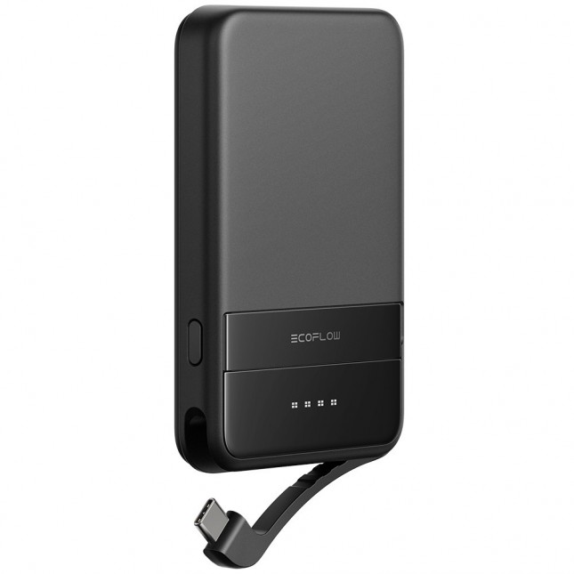 EcoFlow RAPID magnetische Qi2 powerbank 5000mAh zwart