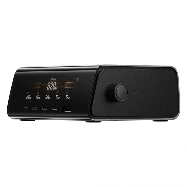 Ecoflow rapid pro 320 w desktop gan lader