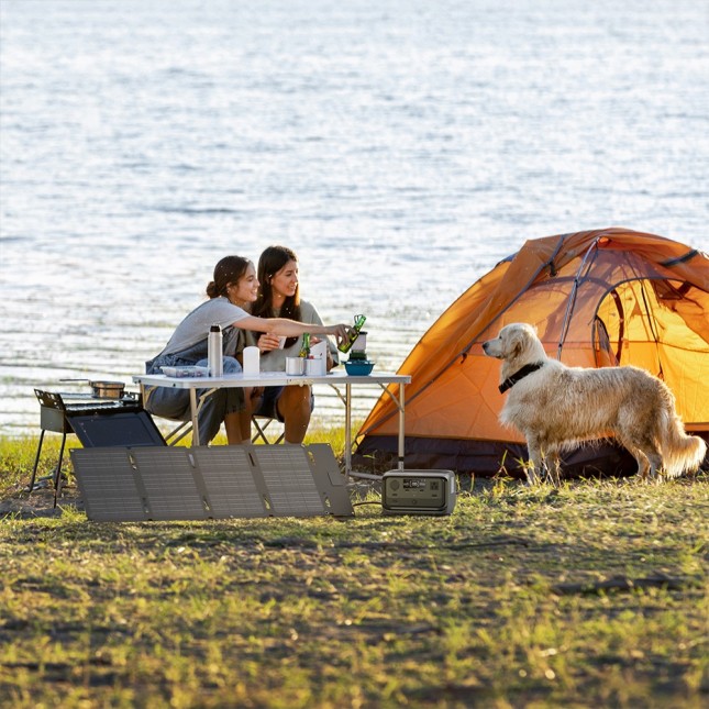 Ecoflow river 3  60w opvouwbaar zonnepaneel met usb c 2