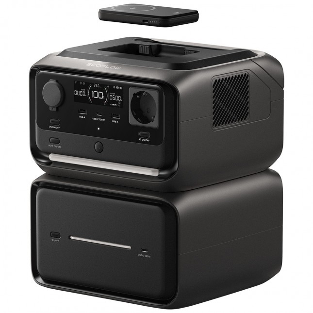 Ecoflow river 3 max plus wireless power station