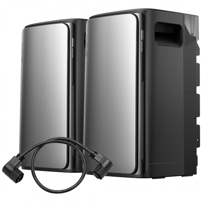 Ecoflow stream 2x ac pro parallel cable thuisbatterij set