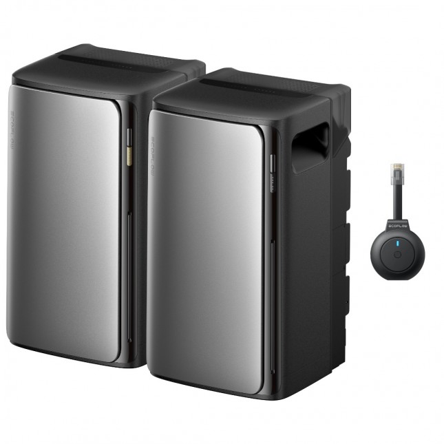 Ecoflow stream ultra met stream ac pro thuisbatterij set 3 84 kwh met p1 meter