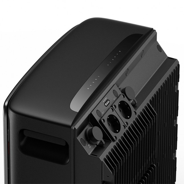 EcoFlow STREAM Ultra-X hybride thuisbatterij (achterkant)