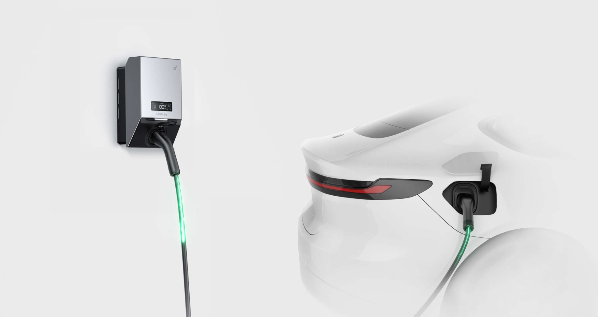 EcoFlow Power Pulse 2 bezig een auto op te laden